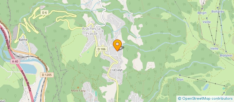 localisation de l'entreprise BARRE CORP  ARACHES-LA-FRASSE