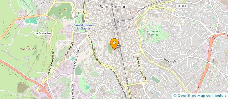 localisation de l'entreprise BARRE EDITION à SAINT-ETIENNE