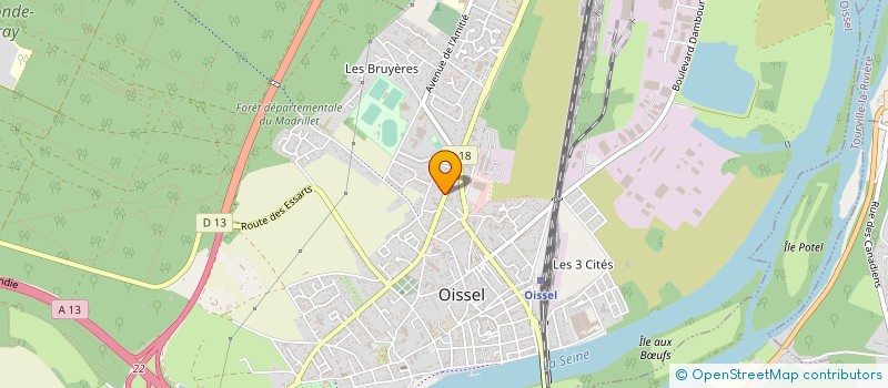 localisation de l'entreprise BARRE ET CIE à OISSEL