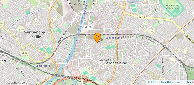 localisation de l'entreprise BARRE ET COMPAGNIE à LA MADELEINE