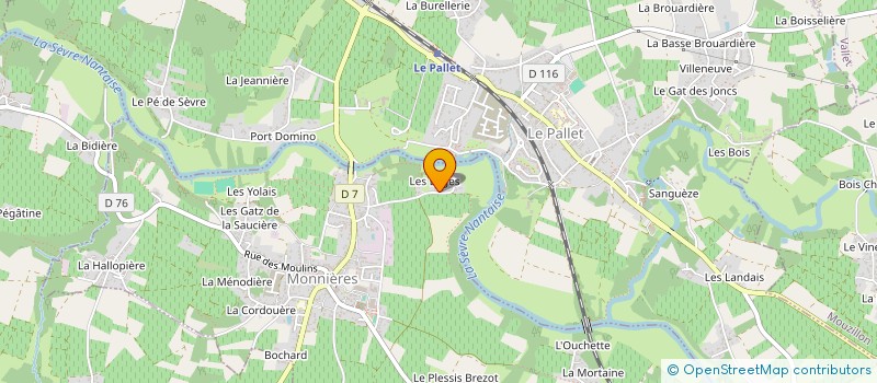 localisation de l'entreprise BARRE FILS à MONNIERES