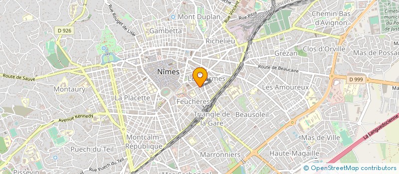 localisation de l'entreprise BARRE GOUIN  NIMES