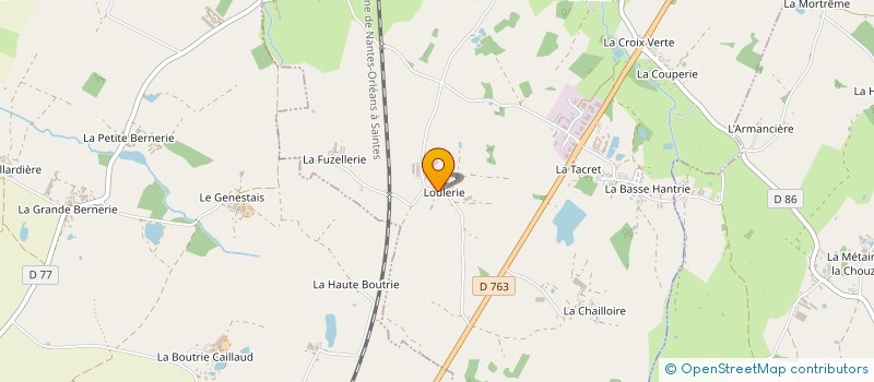 localisation de l'entreprise BARRE JULIEN  LA BERNARDIERE