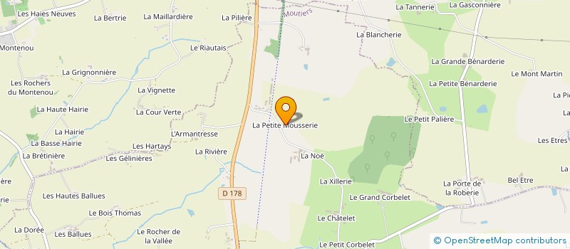 localisation de l'entreprise BARRE LOIC à MOUTIERS