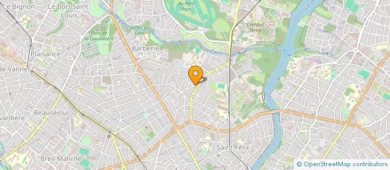 localisation de l'entreprise BARRE - MAISONNEUVE  NANTES