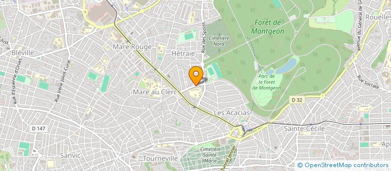 localisation de l'entreprise BARRE PAUL  LE HAVRE