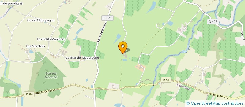 localisation de l'entreprise BARRE VOLAILLES  BELLEVIGNE-EN-LAYON