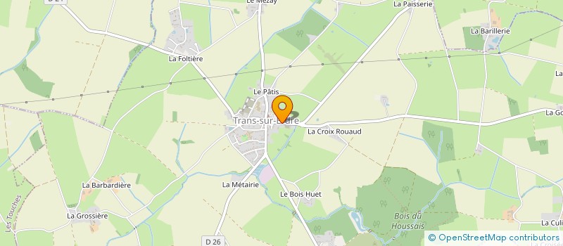 localisation de l'entreprise BARREAU D'HERVEZ  TRANS-SUR-ERDRE