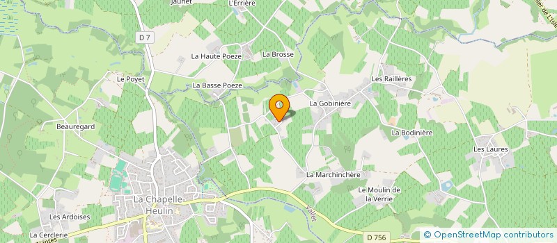 localisation de l'entreprise BARREAU ET FILS à VALLET