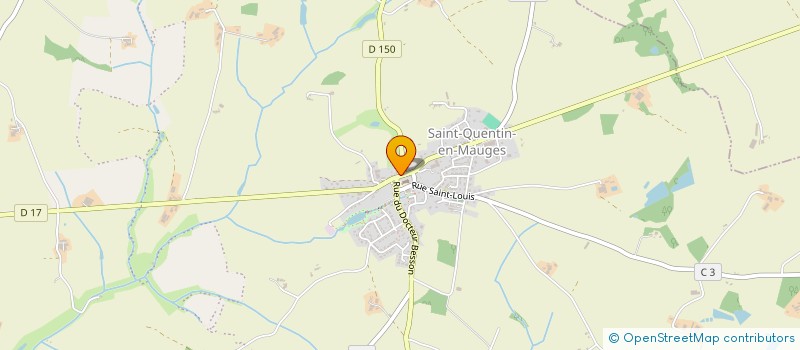 localisation de l'entreprise BARREAU LA FELICITE  BEAUPREAU-EN-MAUGES