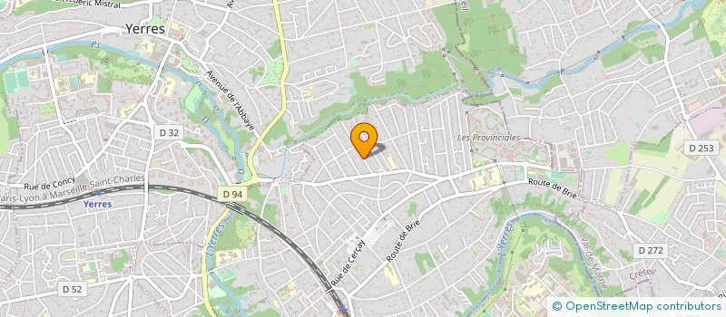 localisation de l'entreprise BARREAU PASCAL THERESE  BRUNOY