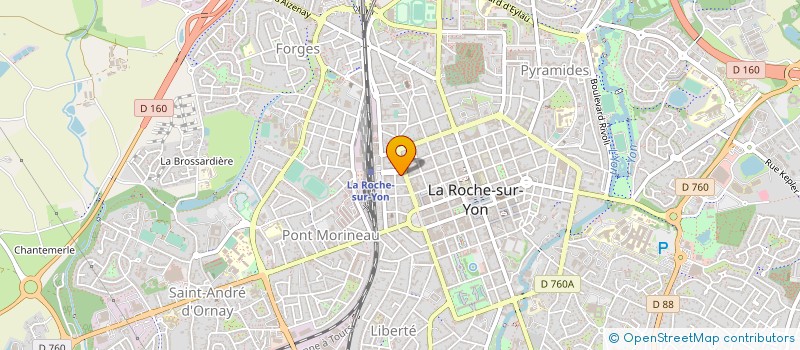 localisation de l'entreprise BARREAU-ROIRAND à LA ROCHE-SUR-YON
