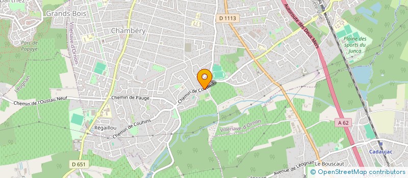 localisation de l'entreprise BARREIRO  CAMBLANES ET MEYNAC