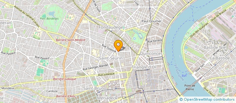 localisation de l'entreprise BARREL  BORDEAUX