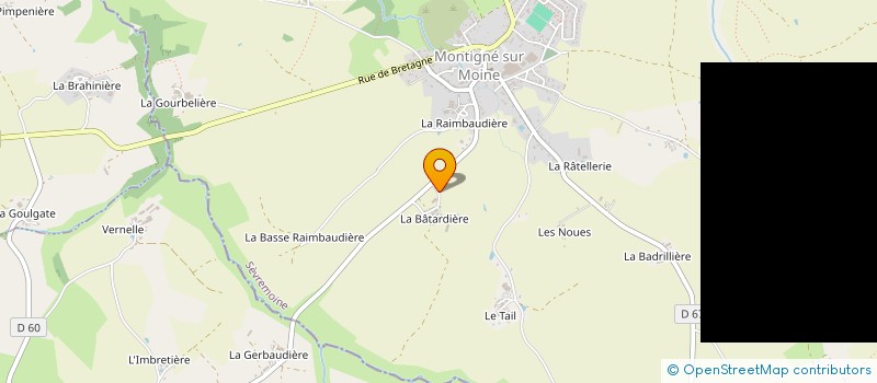 localisation de l'entreprise BARRENERGIE à SEVREMOINE