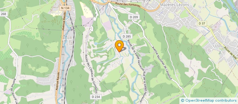 localisation de l'entreprise BARRENQUY  GELOS