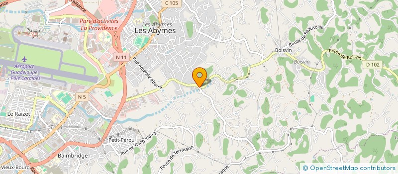 localisation de l'entreprise BARRERE à LES ABYMES