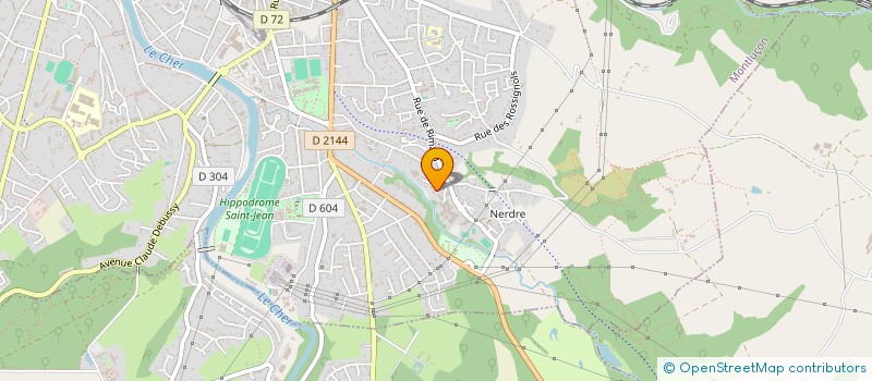 localisation de l'entreprise BARRERE à MONTLUCON