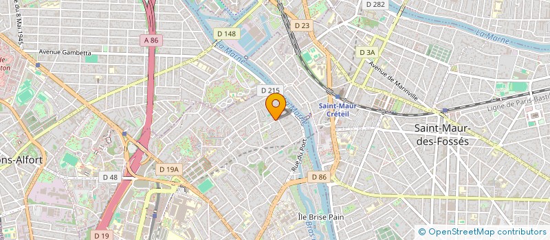 localisation de l'entreprise BARRERE  CRETEIL