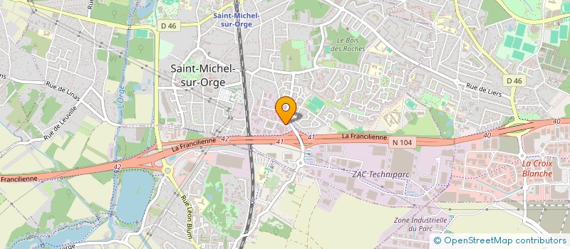 localisation de l'entreprise BARRERO TRAITEUR à SAINT-MICHEL-SUR-ORGE