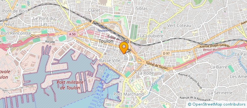 localisation de l'entreprise BARRESI IMMOBILIER à TOULON