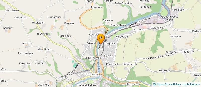 localisation de l'entreprise BARRESTO  PONTRIEUX