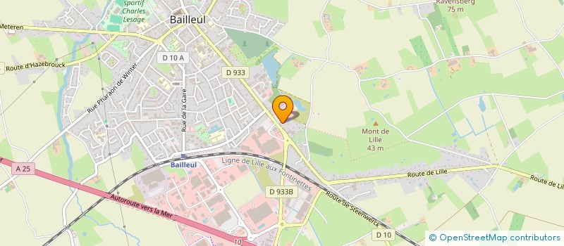 localisation de l'entreprise BARRET DELANNOY DB AUTOS à BAILLEUL