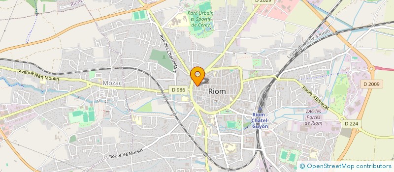 localisation de l'entreprise BARRET NGUYEN  RIOM