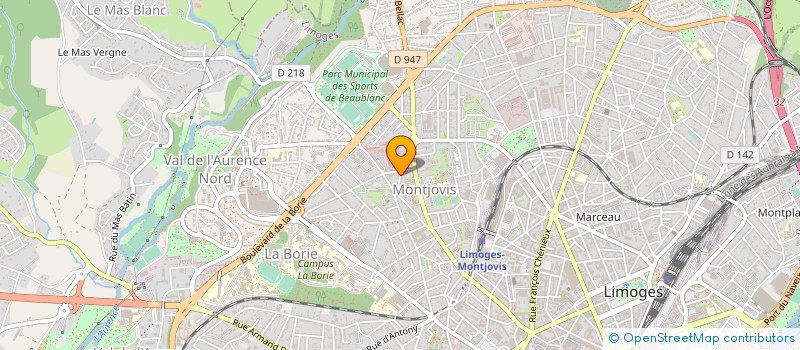 localisation de l'entreprise BARRET PIERRE à LIMOGES
