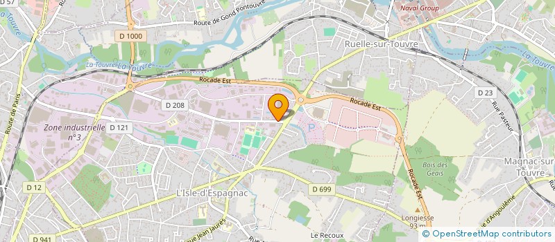 localisation de l'entreprise BARRETO SAVIGNAT  L'ISLE-D'ESPAGNAC