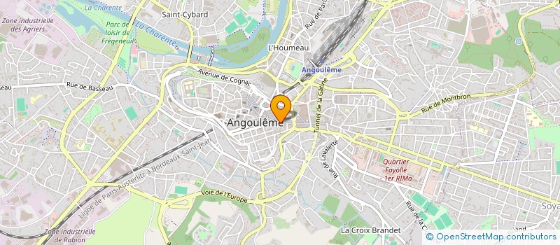 localisation de l'entreprise BARREVA à ANGOULEME