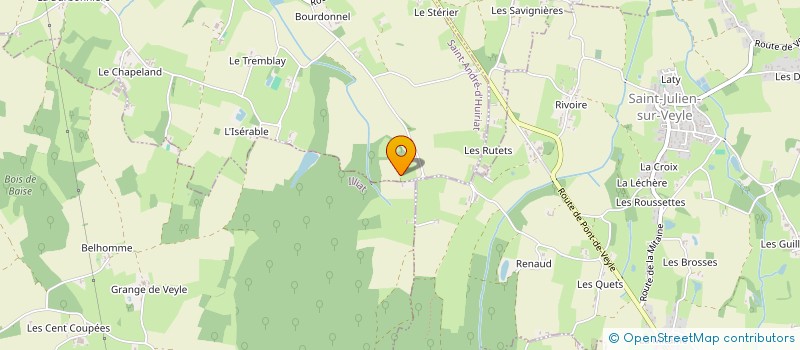 localisation de l'entreprise BARRI à SAINT ANDRE D'HUIRIAT
