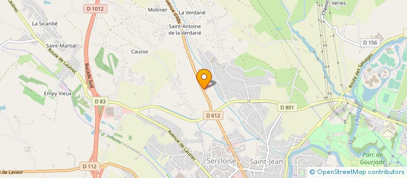 localisation de l'entreprise BARRIAC VI 81 à CASTRES