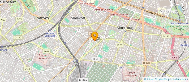 localisation de l'entreprise BARRIER                       RENE  MONTROUGE