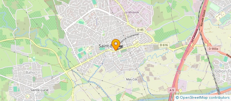 localisation de l'entreprise BARRIERE  SAINT-ESTEVE