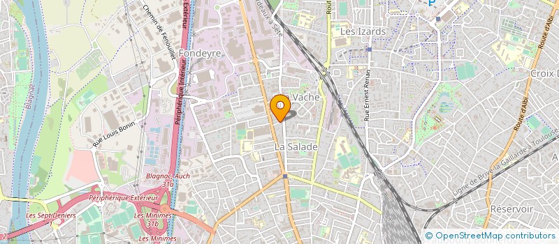 localisation de l'entreprise BARRIERE DE PARIS DEPANNAGE SERRURERIE à TOULOUSE