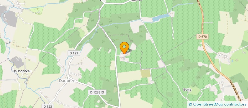 localisation de l'entreprise BARRIERE FRERES ET SOEUR  DAUBEZE