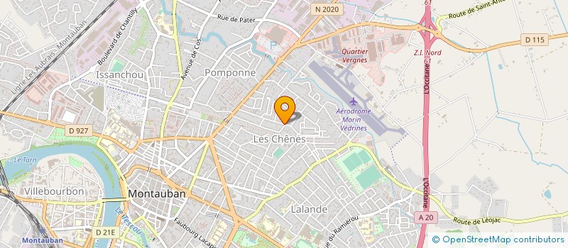 localisation de l'entreprise BARRIERE LAURENT SARL  MONTAUBAN