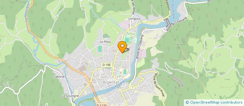 localisation de l'entreprise BARRIERE - MAURAND - PEJOINE - ROSIER  ARGENTAT-SUR-DORDOGNE