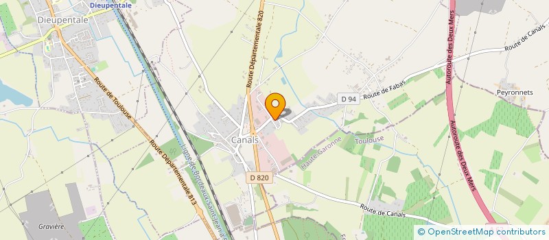 localisation de l'entreprise BARRIERES ET CLOTURES DE PISCINES CIE  CANALS