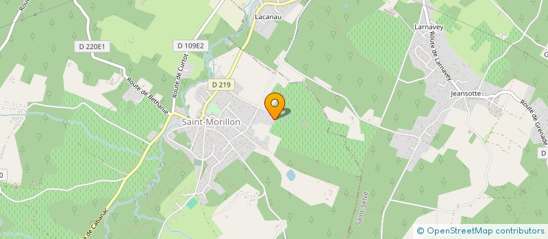 localisation de l'entreprise BARRIF  SAINT-MORILLON