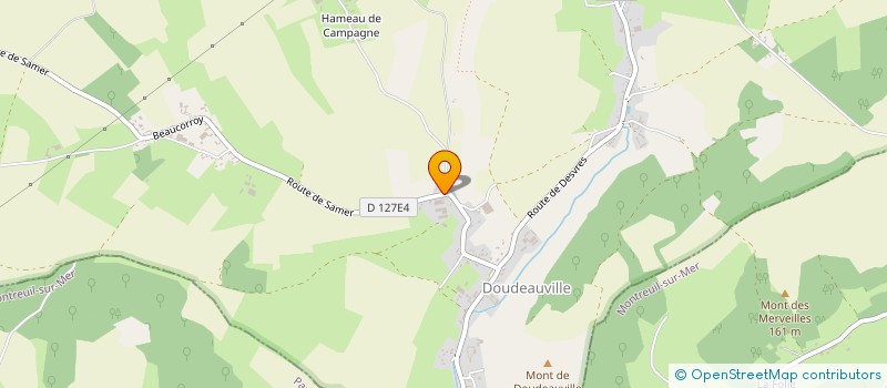 localisation de l'entreprise BARRIN à DOUDEAUVILLE