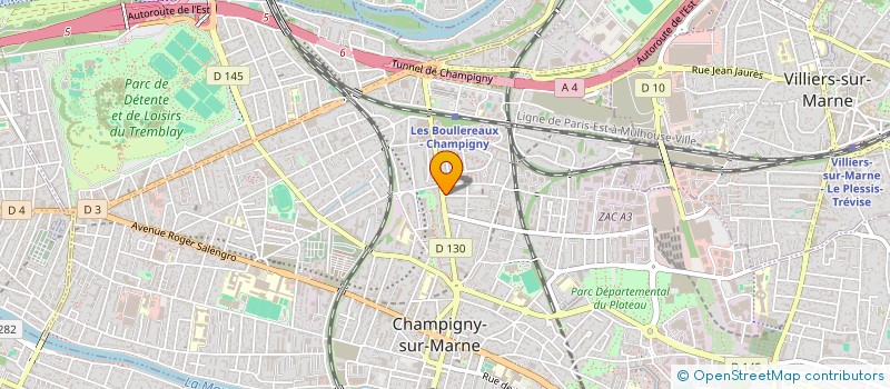 localisation de l'entreprise BARRIO à CHAMPIGNY-SUR-MARNE