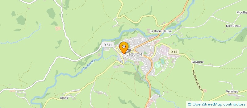 localisation de l'entreprise BARRIO ENERGIE  LAGUIOLE