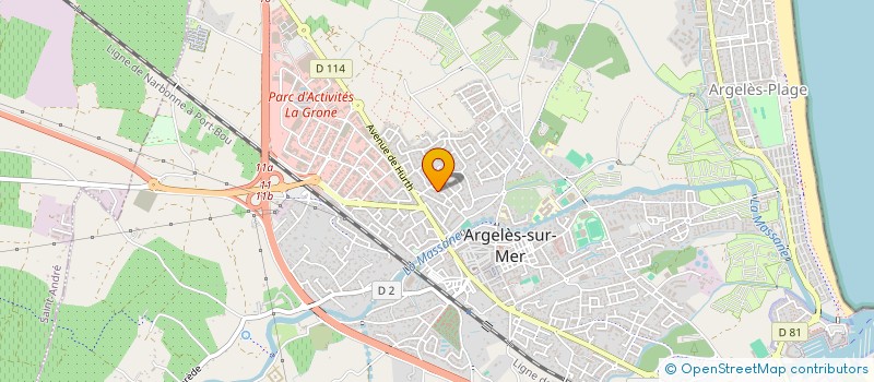 localisation de l'entreprise BARRIO HOLDING SARL à ARGELES-SUR-MER