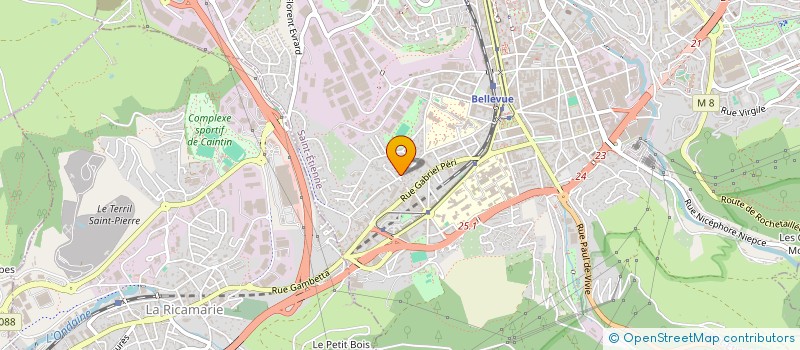 localisation de l'entreprise BARRIO LATINO  SAINT-ETIENNE