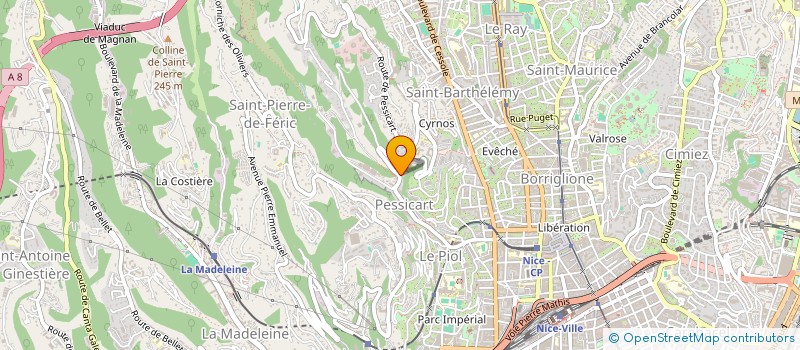 localisation de l'entreprise BARRIO TRIANA  NICE