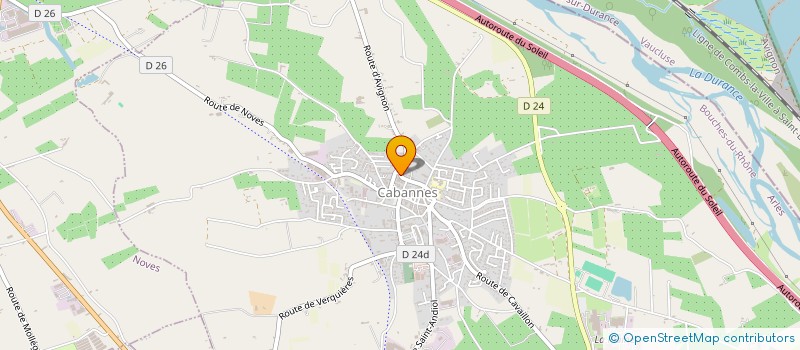 localisation de l'entreprise BARRIOL ALPILLES ENERGIES  CABANNES