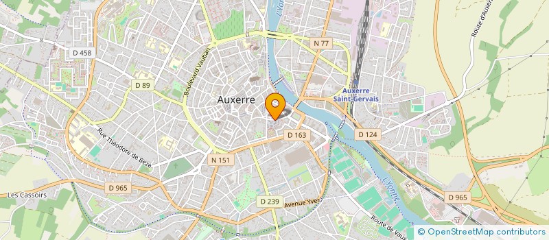 localisation de l'entreprise BARRIOS à AUXERRE