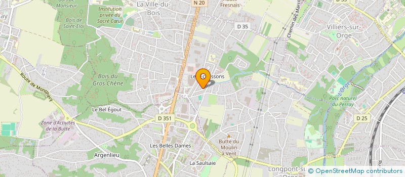 localisation de l'entreprise BARRIOT BATIMENT à LONGPONT-SUR-ORGE